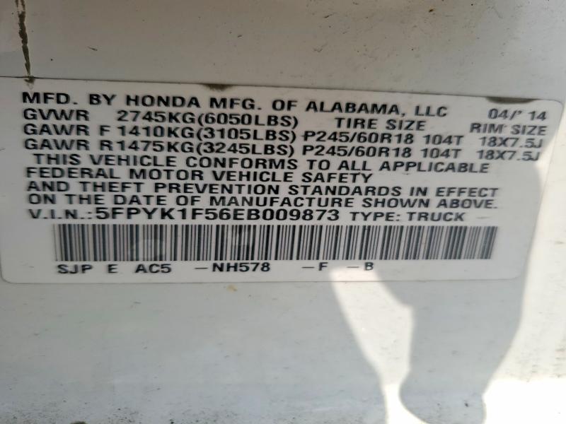 2014 Honda Ridgeline RTL