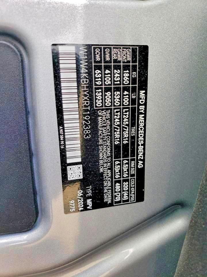 2024 Mercedes-Benz Sprinter 2500