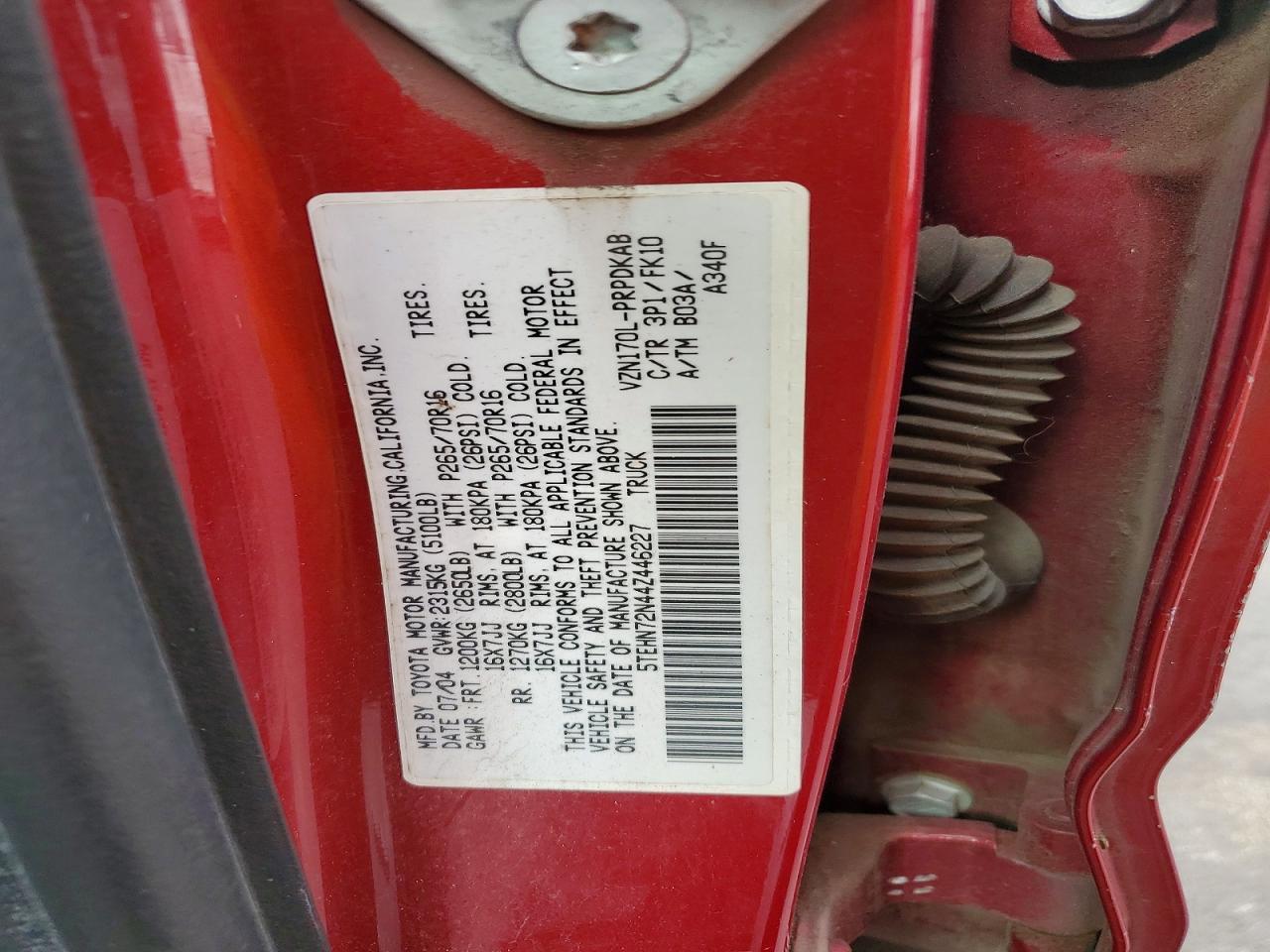 2004 Toyota Tacoma V6