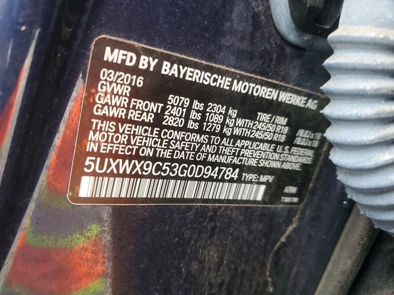 2016 BMW X3 Xdrive28i