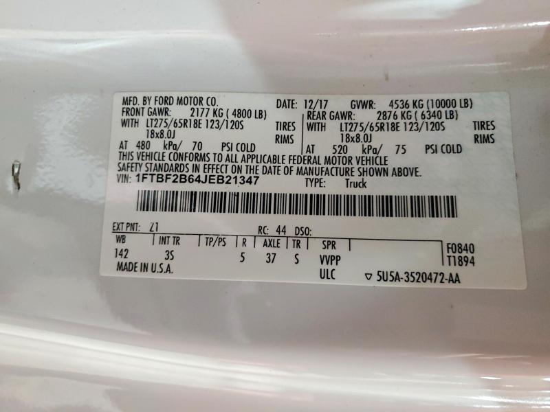 2018 Ford F250 Super Duty