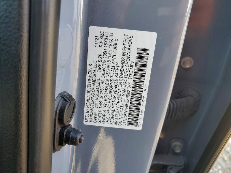 2022 Honda Pilot Trailsport