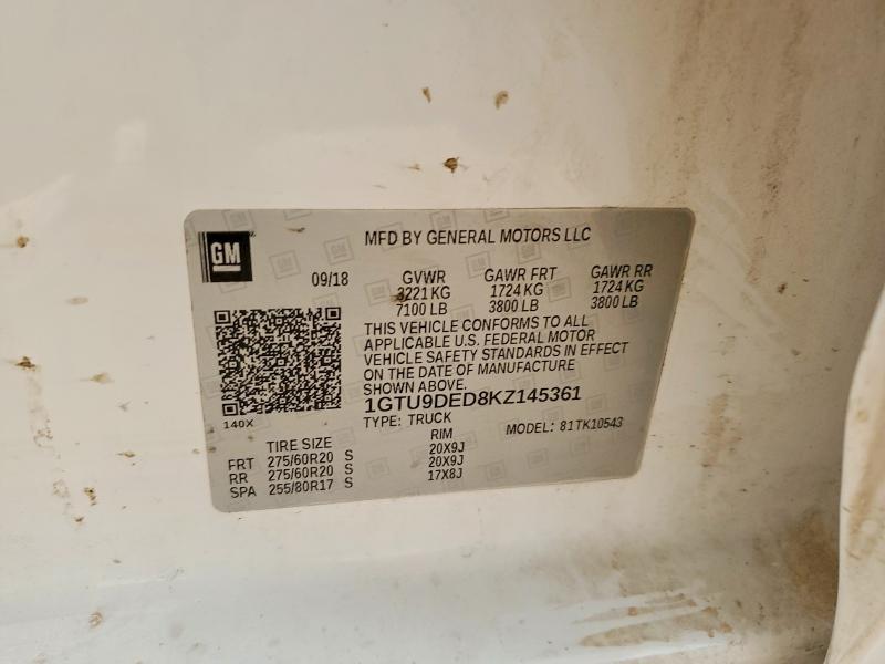 2019 GMC Sierra K1500 SLT