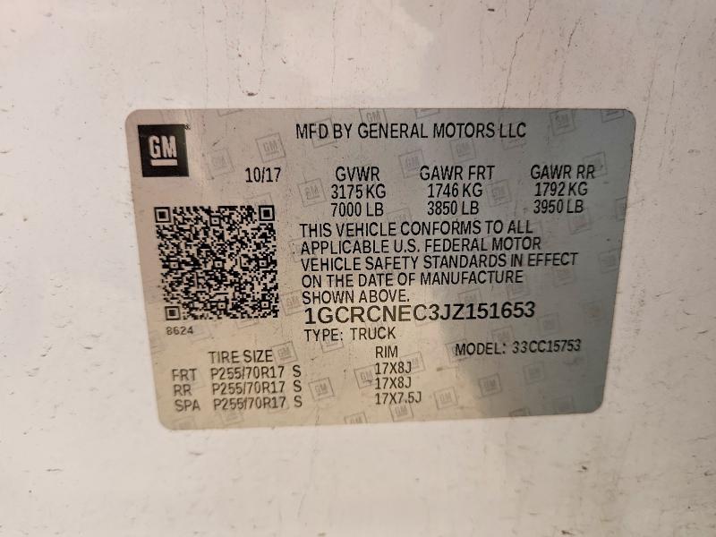 2018 Chevrolet Silverado C1500