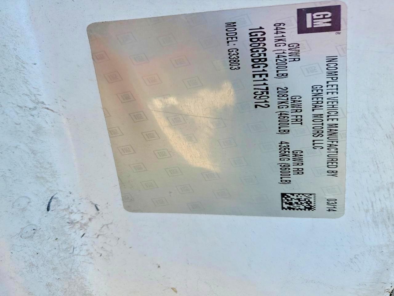 2014 Chevrolet Express Shuttle bus