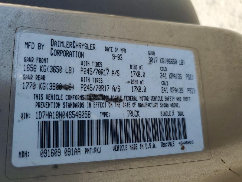 2004 Dodge RAM 1500 ST