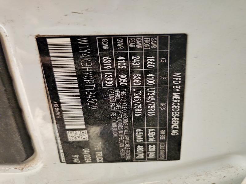 2024 Mercedes-Benz 2024 Mercedes Benz Sprinter 2500 907 (vs30) Delive