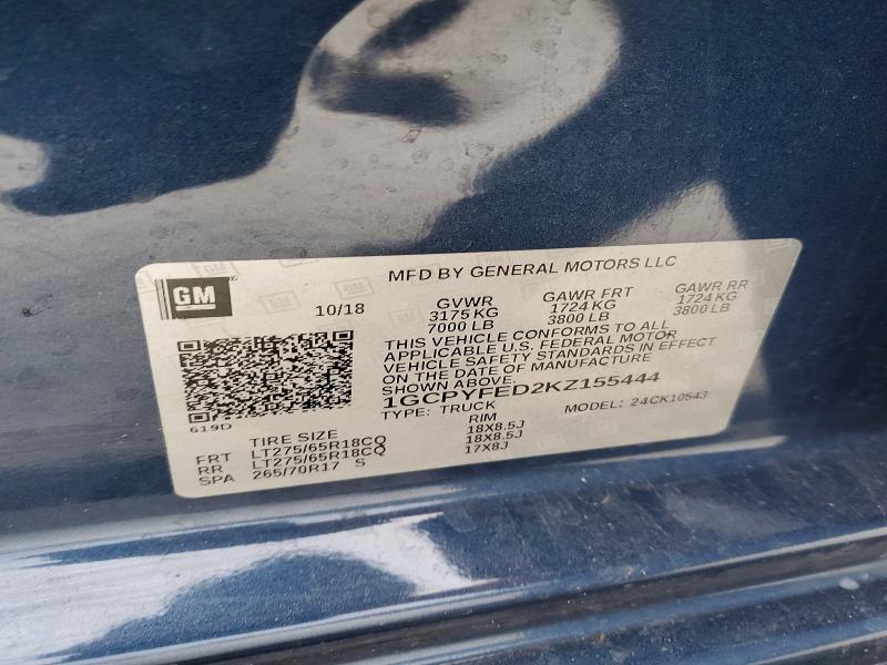 2019 Chevrolet Silverado K1500 LT Trail Boss