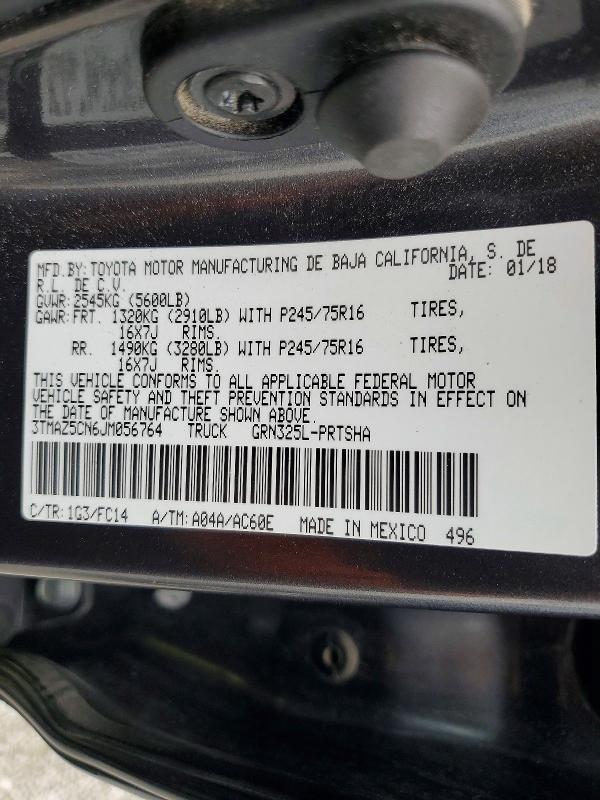 2018 Toyota Tacoma SR5 V6