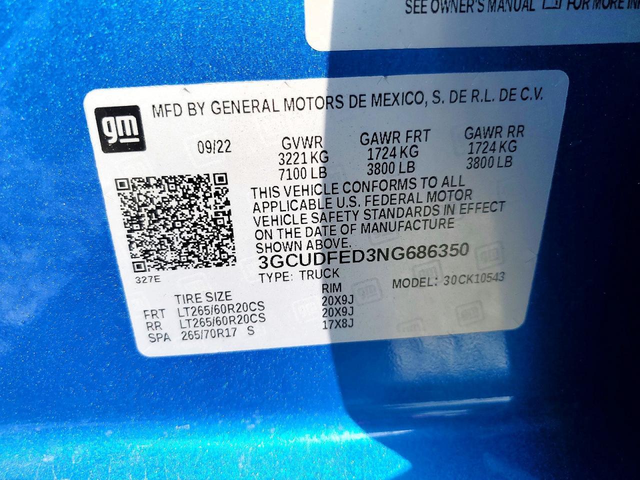 2022 Chevrolet Silverado K1500 LT Trail Boss