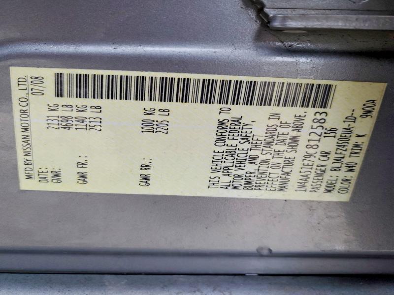 2009 Nissan Maxima 3.5 s