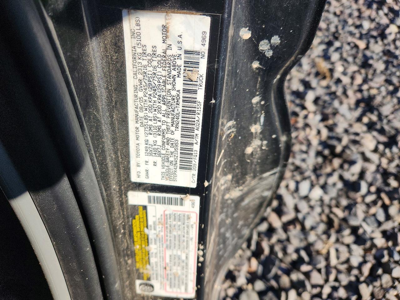 2005 Toyota Tacoma Base