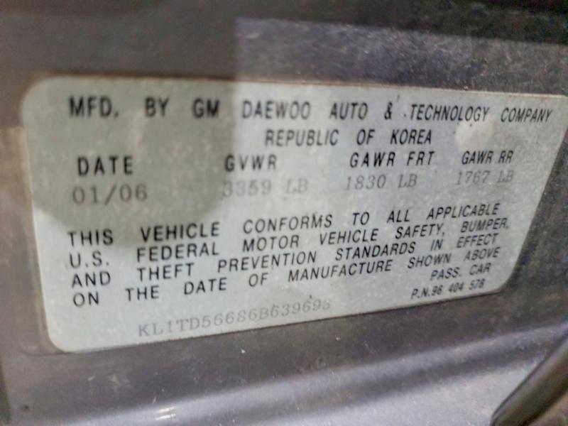 2006 Chevrolet Aveo Base