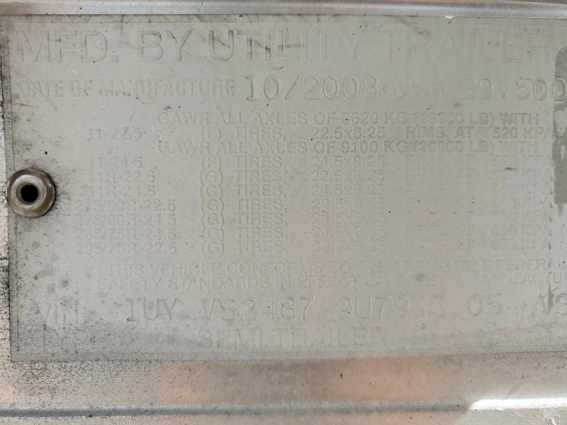 2009 Utility Refrigerated van Trailer