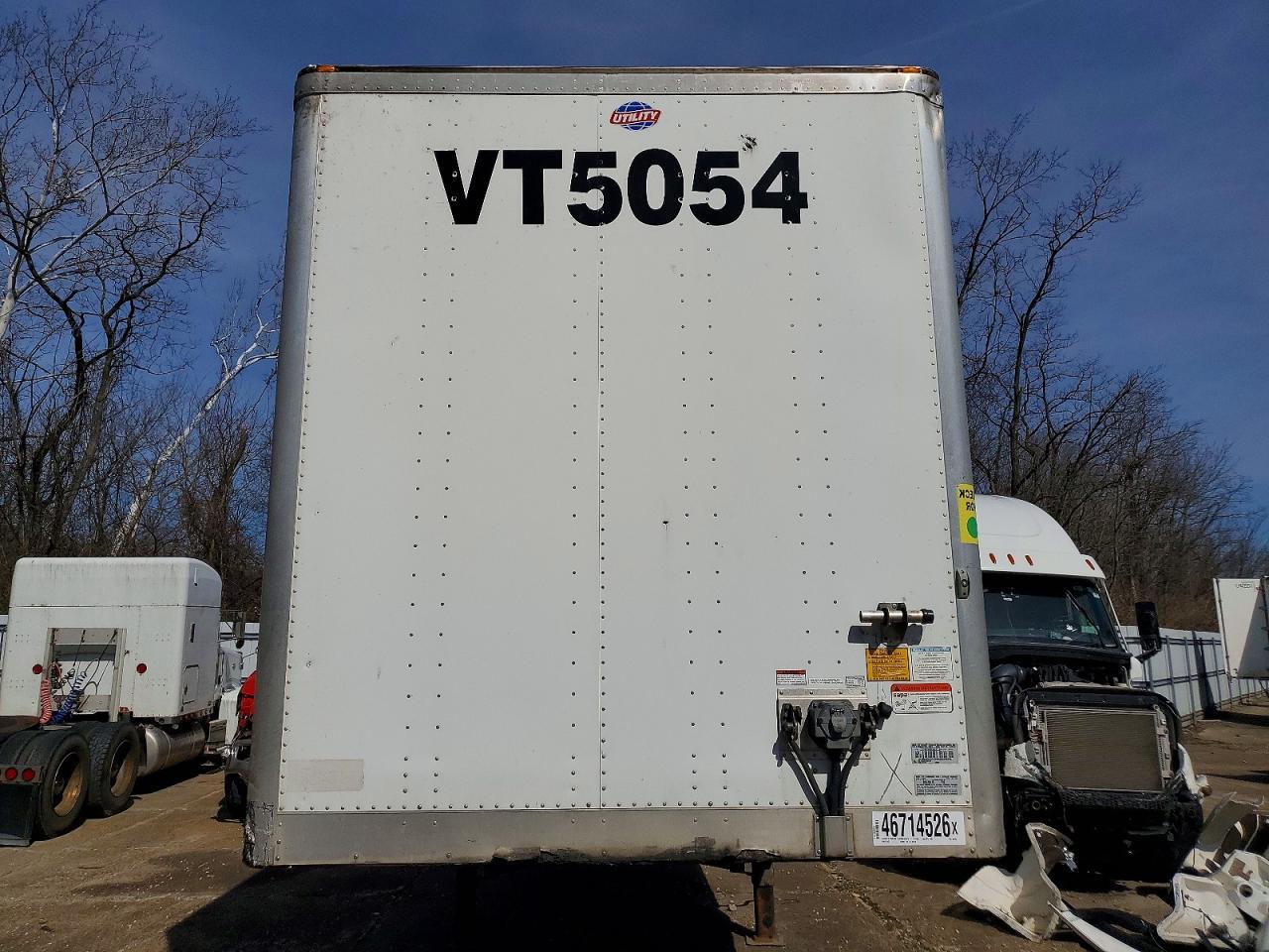 2017 Utility VS2DX DRY Van Trailer