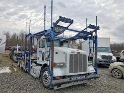 Salvage cars for sale from Copart Ellwood City, PA: 2013 Peterbilt 365 Car Hauler Truck