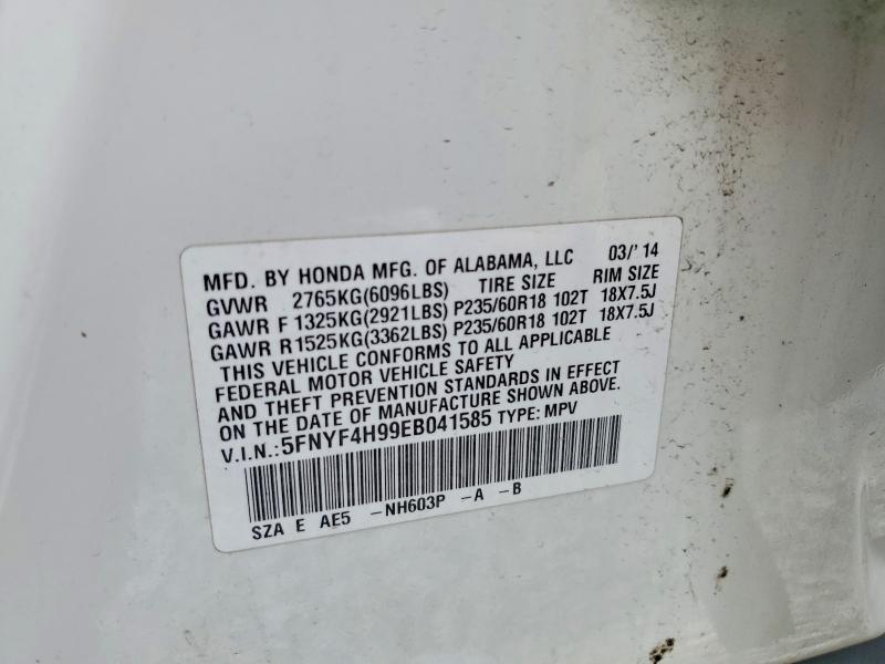 2014 Honda Pilot Touring