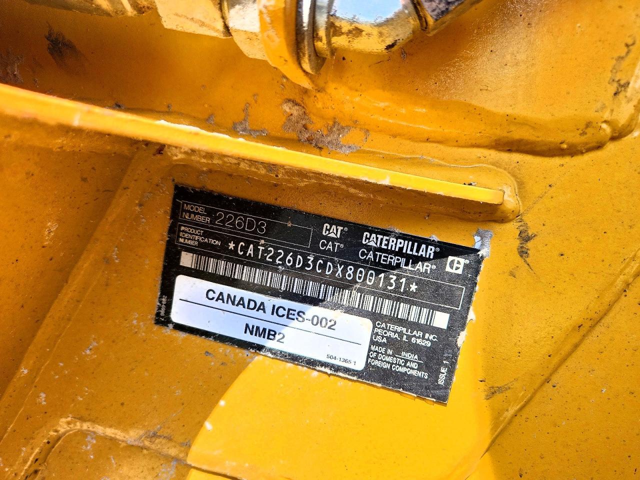 2020 Caterillar 226D3 Skid Steer Loader