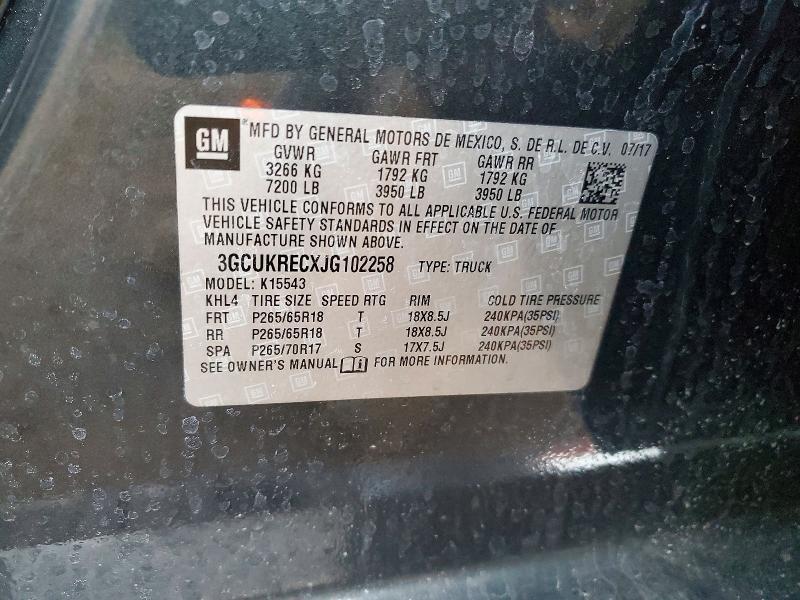 2018 Chevrolet Silverado K1500 LT