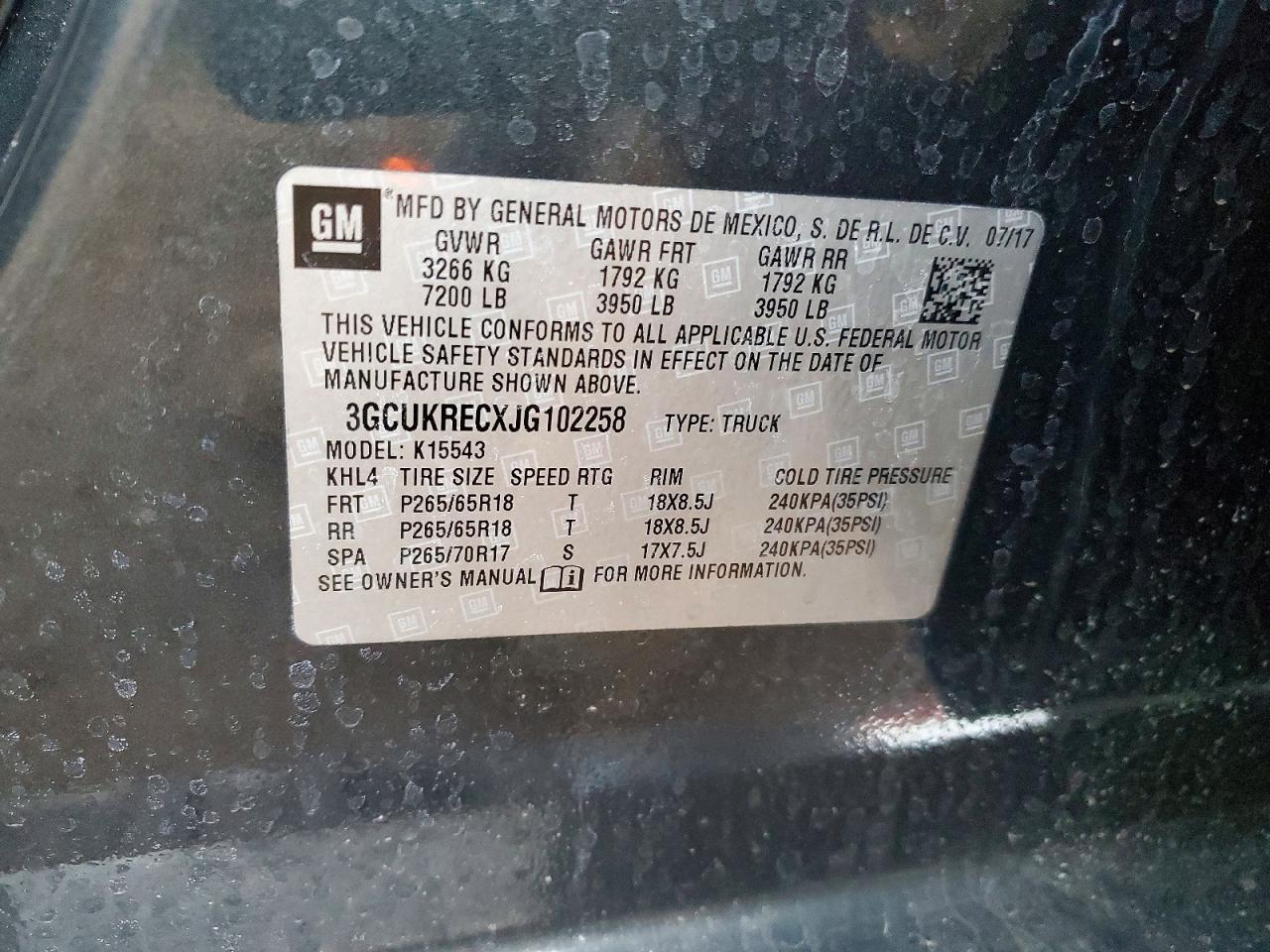 2018 Chevrolet Silverado K1500 LT