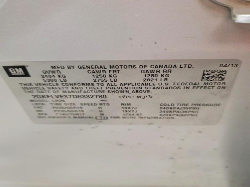 2013 GMC Terrain slt