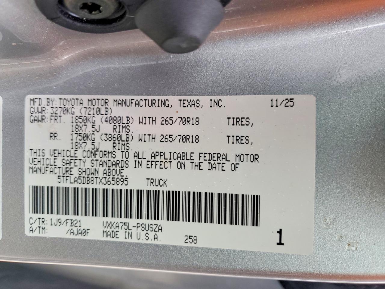 2026 Toyota Tundra SR5