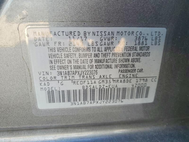 2018 Nissan Sentra sv