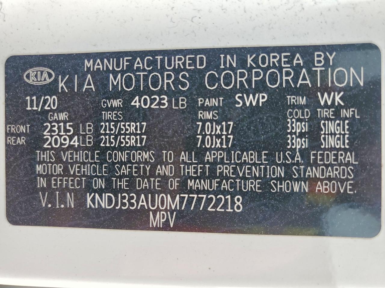 2021 KIA Soul ex