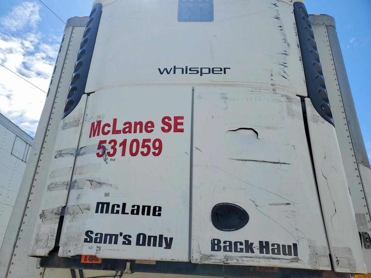 2015 Utility VS2RA Refrigerated Van Trailer