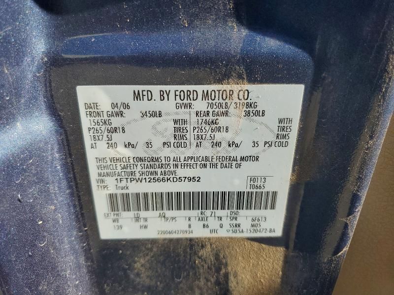 2006 Ford F150 Supercrew