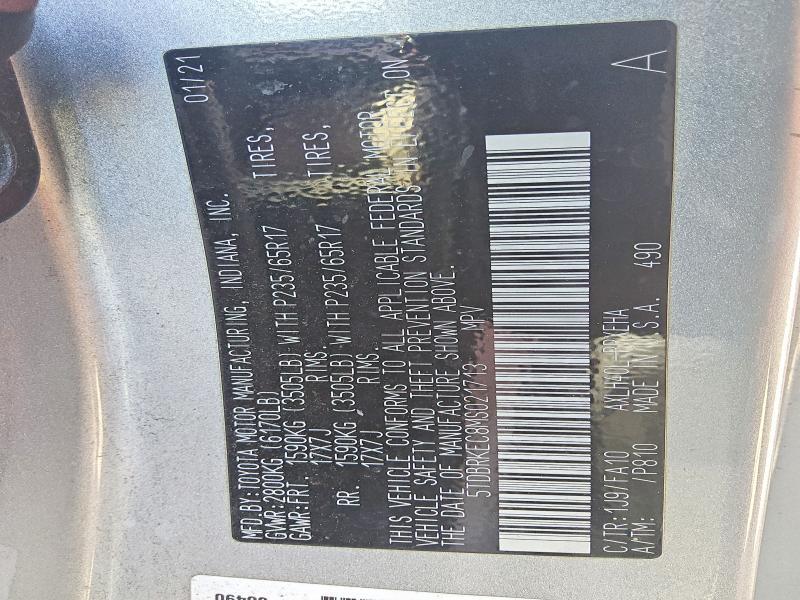 2021 Toyota Sienna le 8-passenger