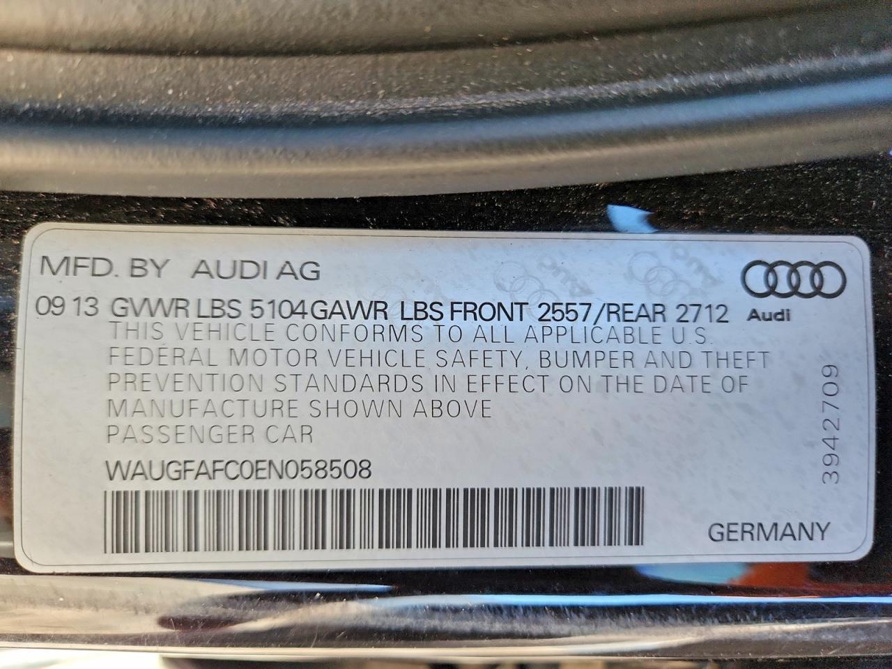 2014 Audi A6 Premium Plus