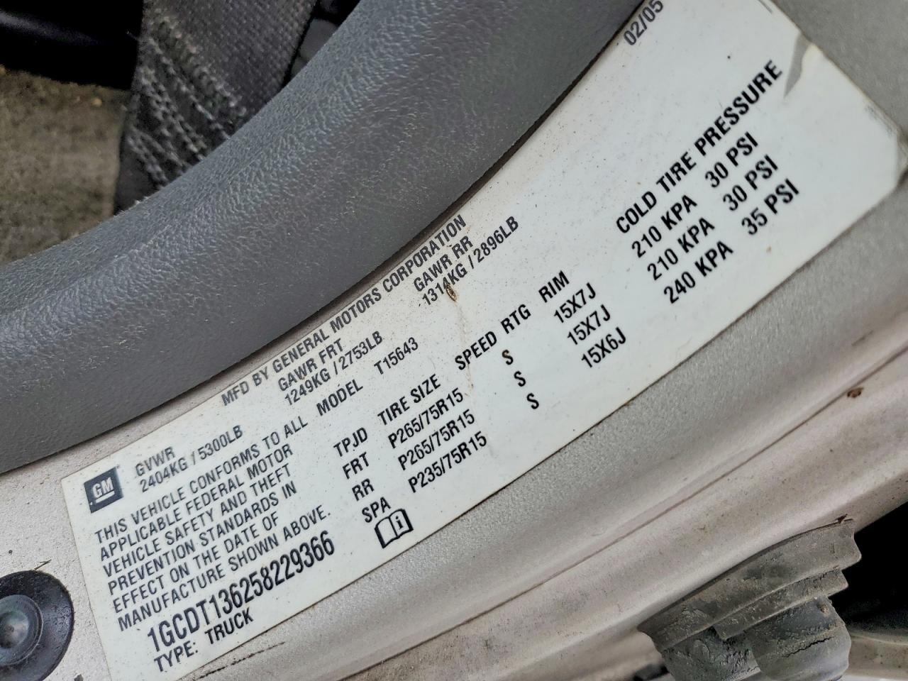 2005 Chevrolet Colorado