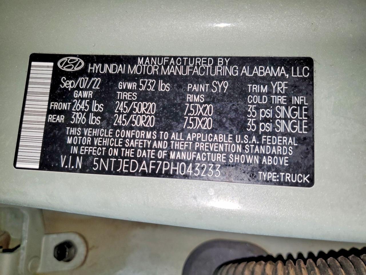 2023 Hyundai Santa Cruz Limited