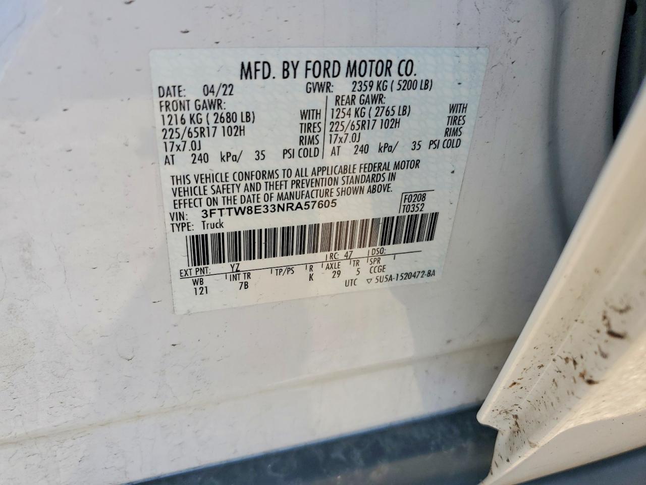 2022 Ford Maverick XL