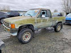 Salvage trucks for sale at Arlington, WA auction: 1988 Toyota Pickup Deluxe