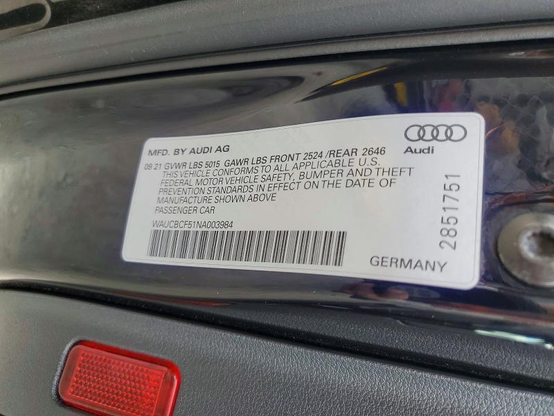 2022 Audi A5 Premium Plus 40