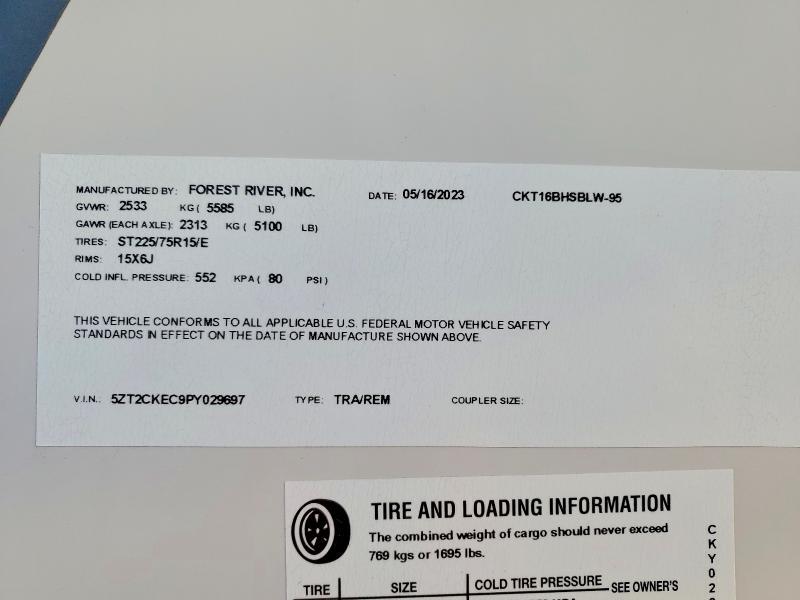 2023 Foresriver 2023 Forest River Black Label Camper