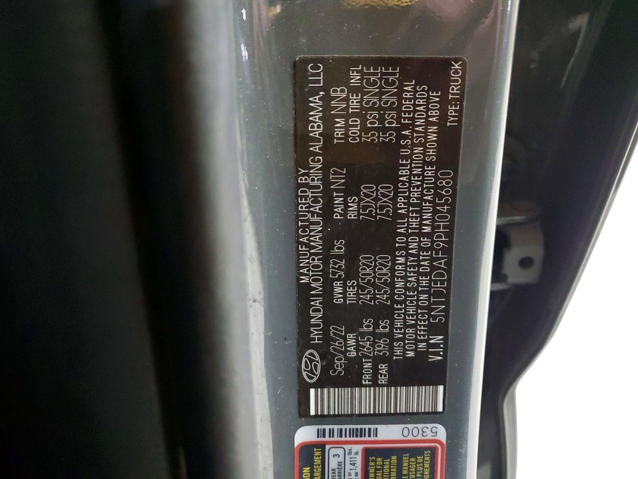 2023 Hyundai Santa Cruz Limited