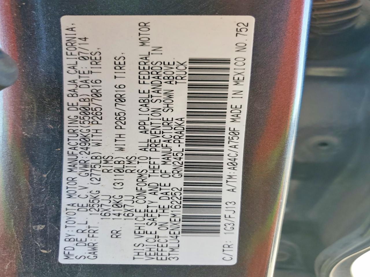 2014 Toyota Tacoma V6