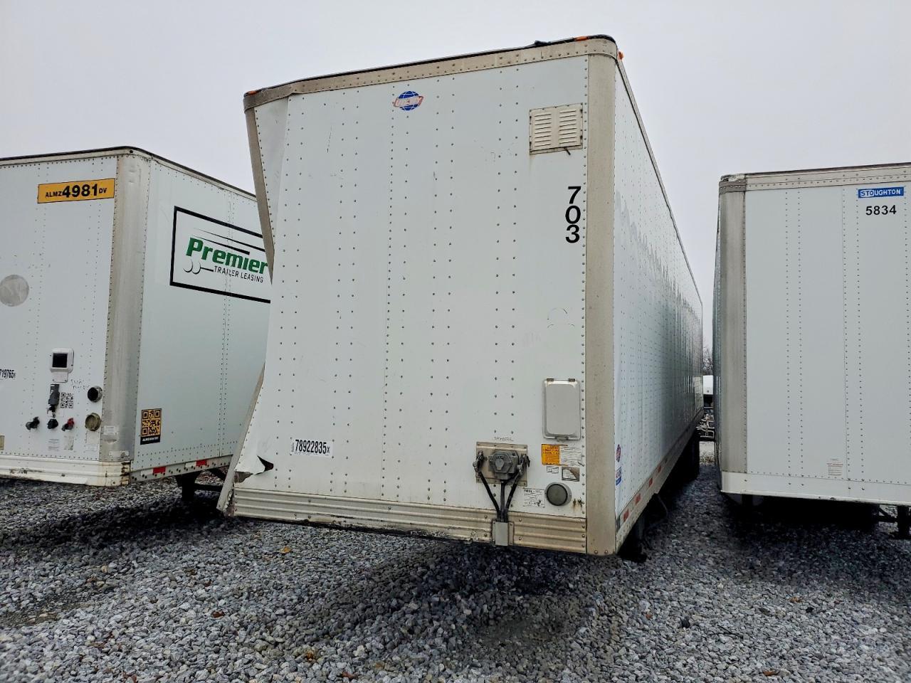 2012 Utility VS2DX DRY Van Trailer