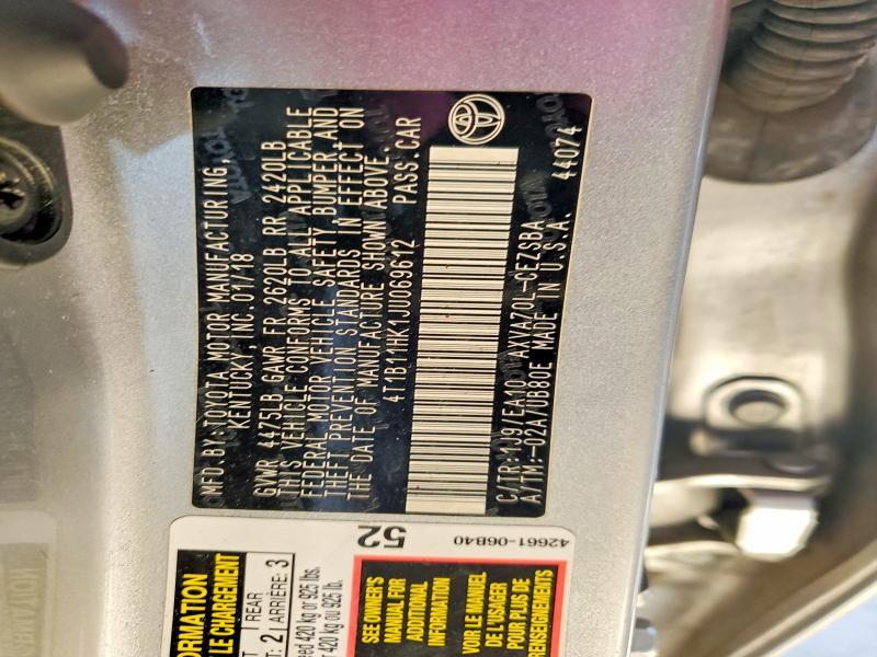 2018 Toyota Camry se