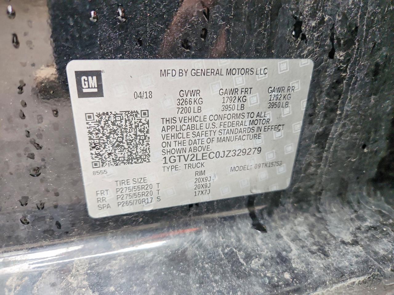 2018 GMC Sierra K1500