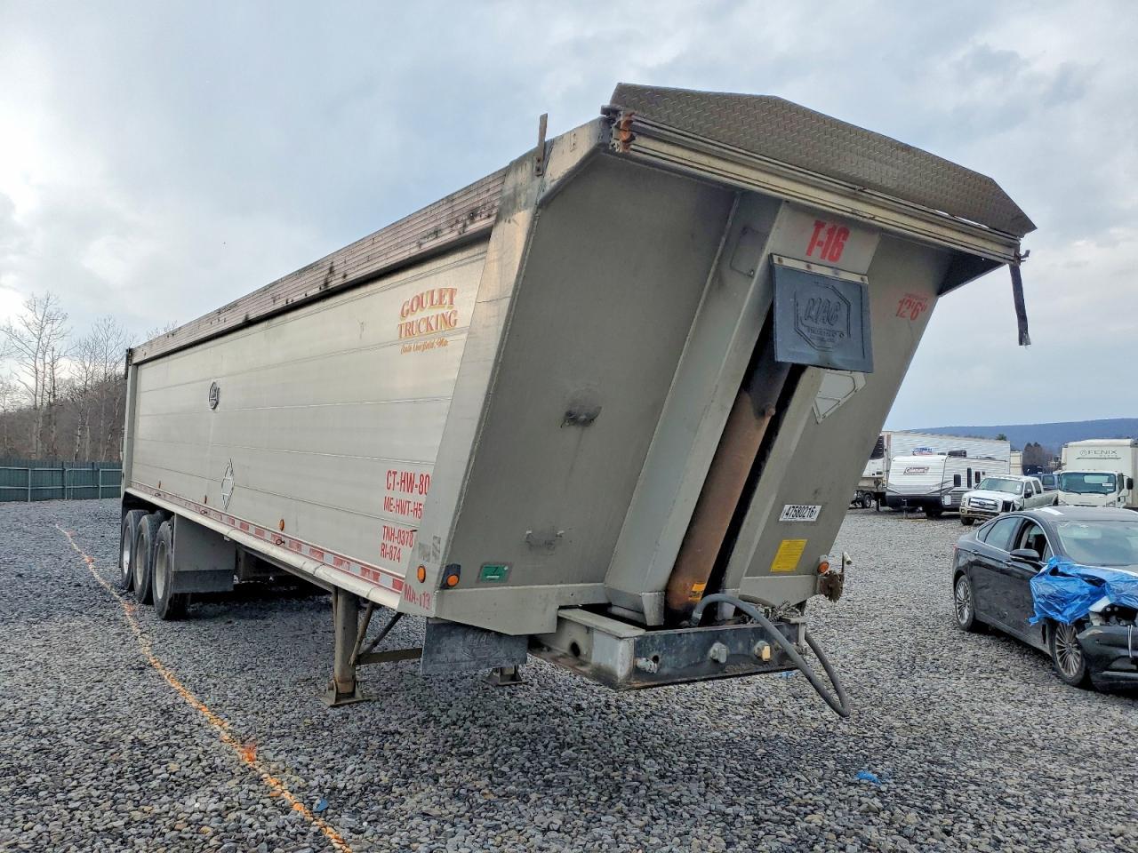 2002 Semi 2002 MAC END Dump Trailer