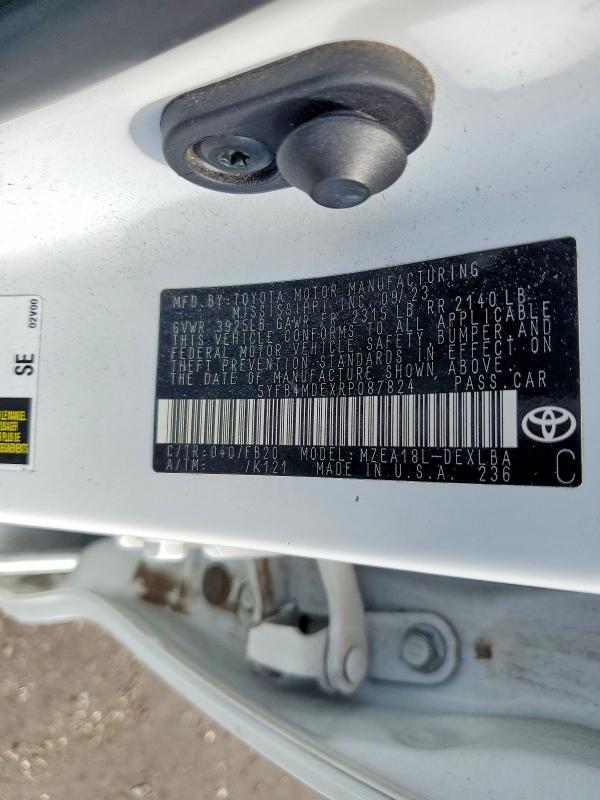 2024 Toyota Corolla le