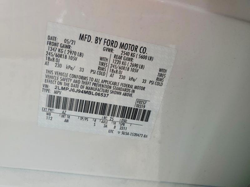 2021 Lincoln Townhouse Nautilus