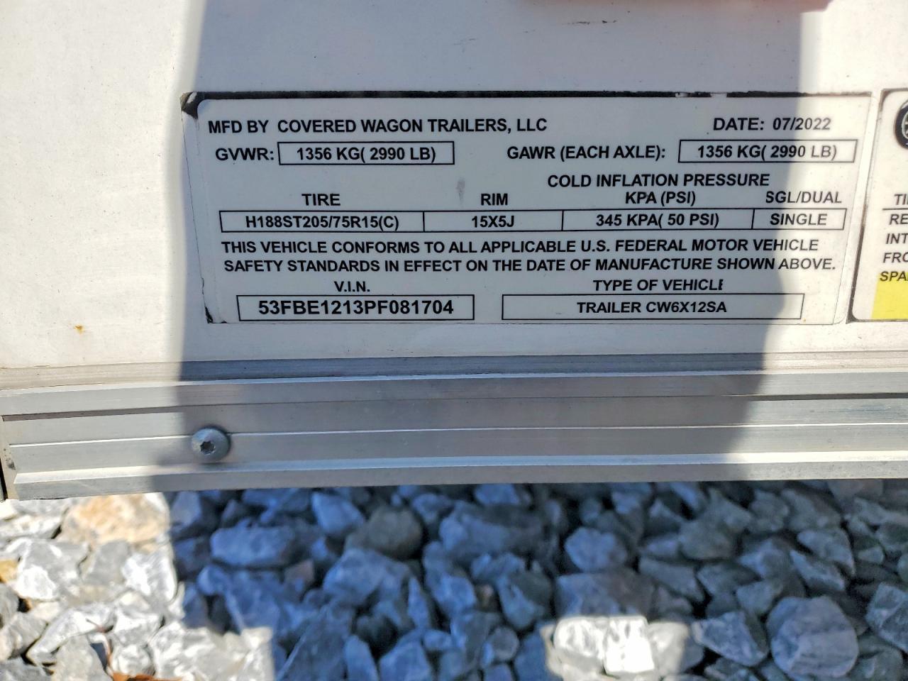 2023 Covered Wagon Enclosed Cargo Trailer