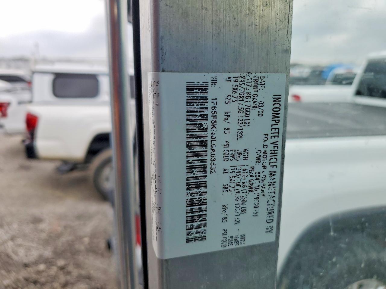 2020 Ford F59 Delivery Truck