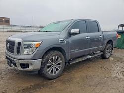 Salvage trucks for sale at Kansas City, KS auction: 2017 Nissan Titan SL