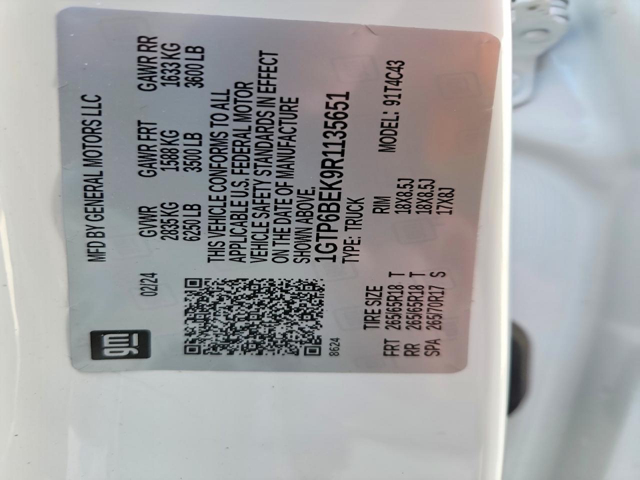 2024 GMC Canyon Elevation